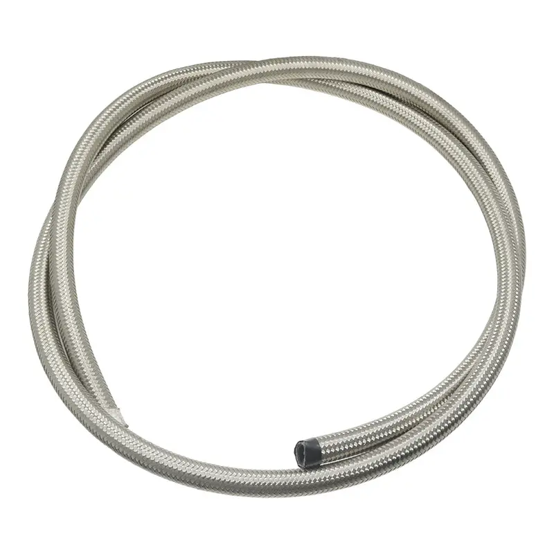 6 Ft, 6An Ss Double Braided Ptfe Hose 1