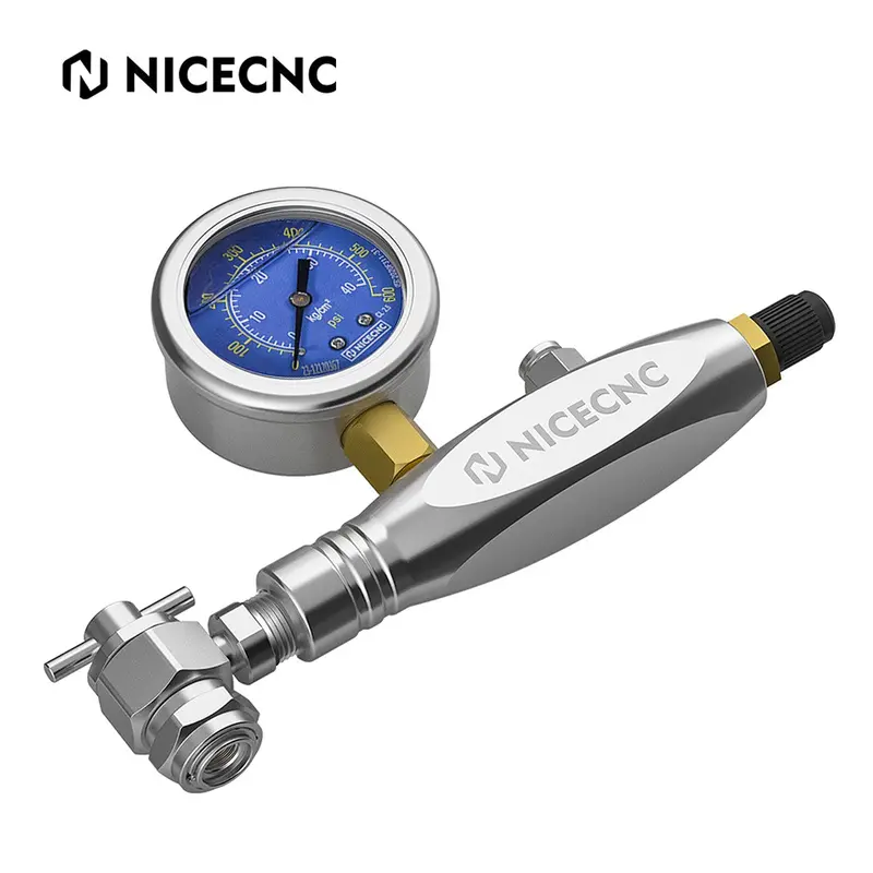 600Psi Regulator Kit No Loss Chuck Nitrogen Filling Tool For Schrader Valve Shock Off-Road Bikes, Atvs, Utvs 1