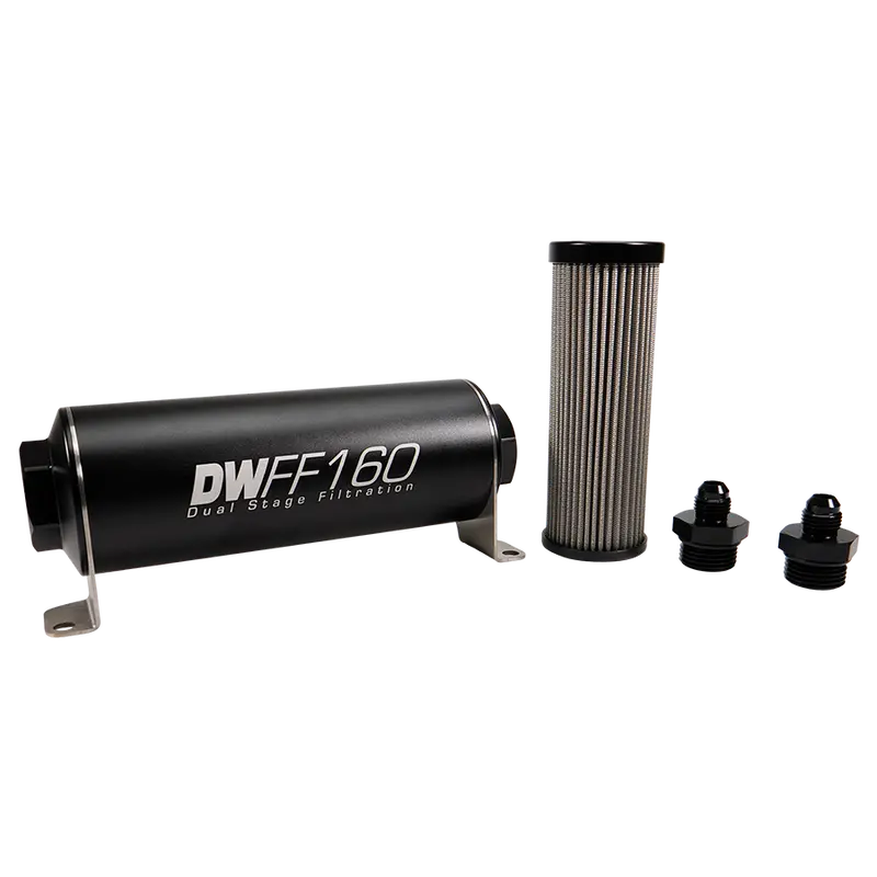 -6An, 40 Micron, 160Mm In-Line Fuel Filter Kit 1