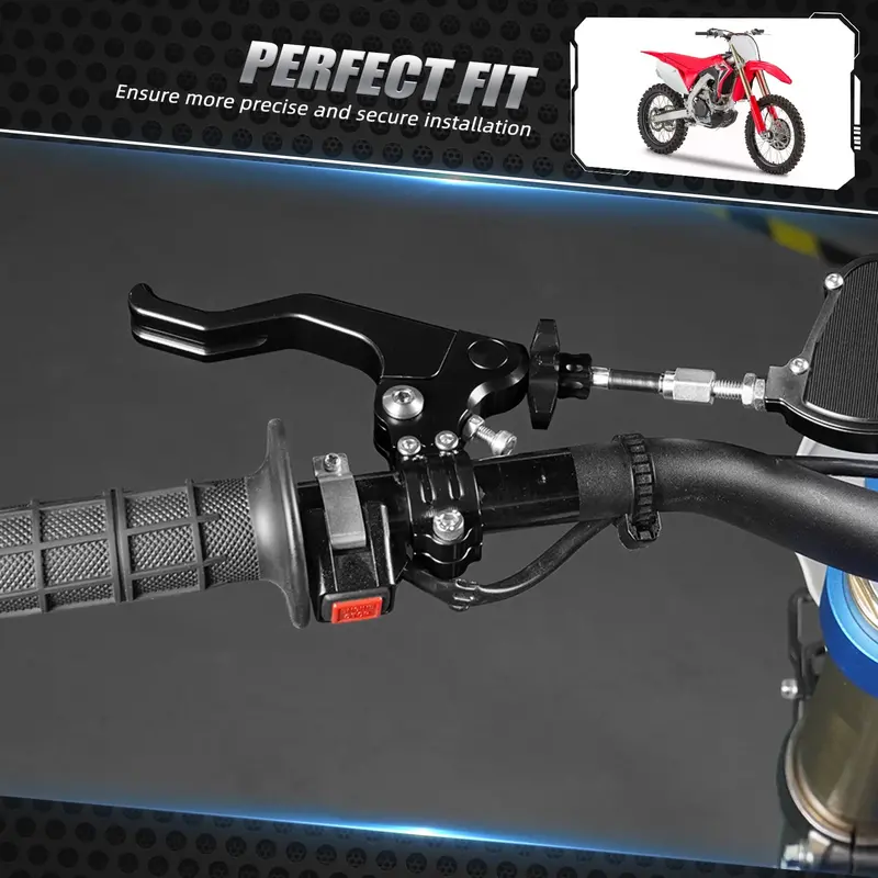 7/8" Handlebar Motorcycle 22Mm Short Stunt Clutch Perch Lever Cable Performance 2