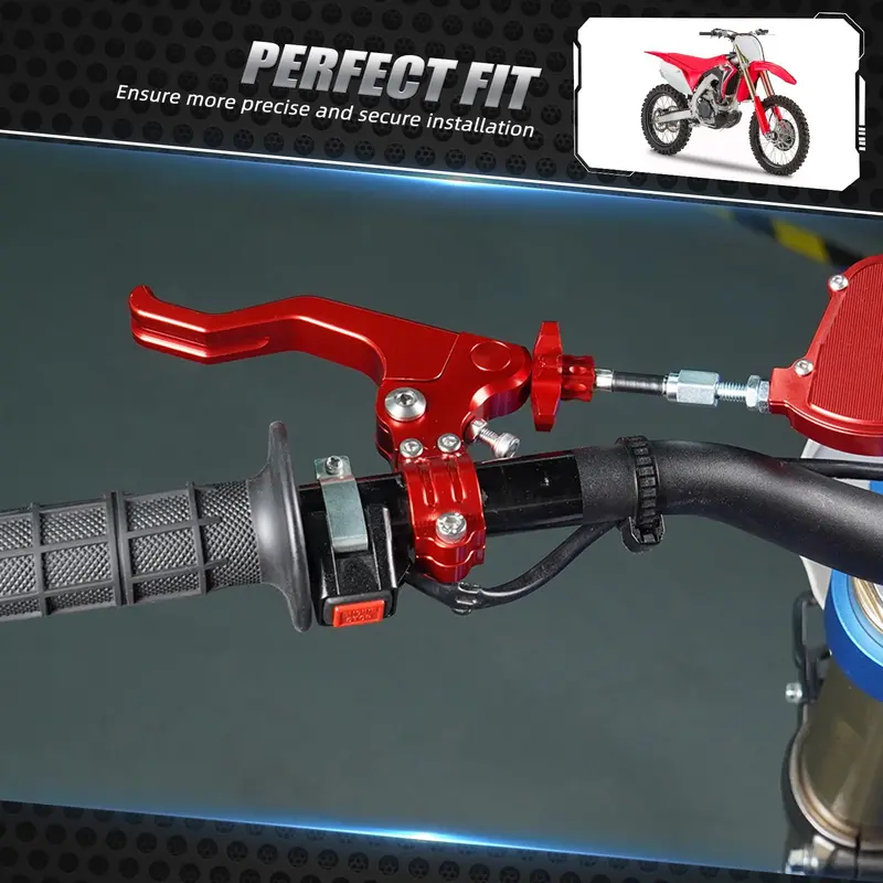 7/8" Handlebar Motorcycle 22Mm Short Stunt Clutch Perch Lever Cable Performance 3