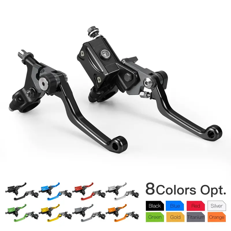 7/8" Hydraulic Brake Cable Clutch Levers For Off-Road Motorcycles 1
