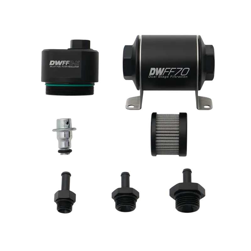 70Mm Billet Fuel Filter Regulator 10 Micron With 5/16In Fittings 1