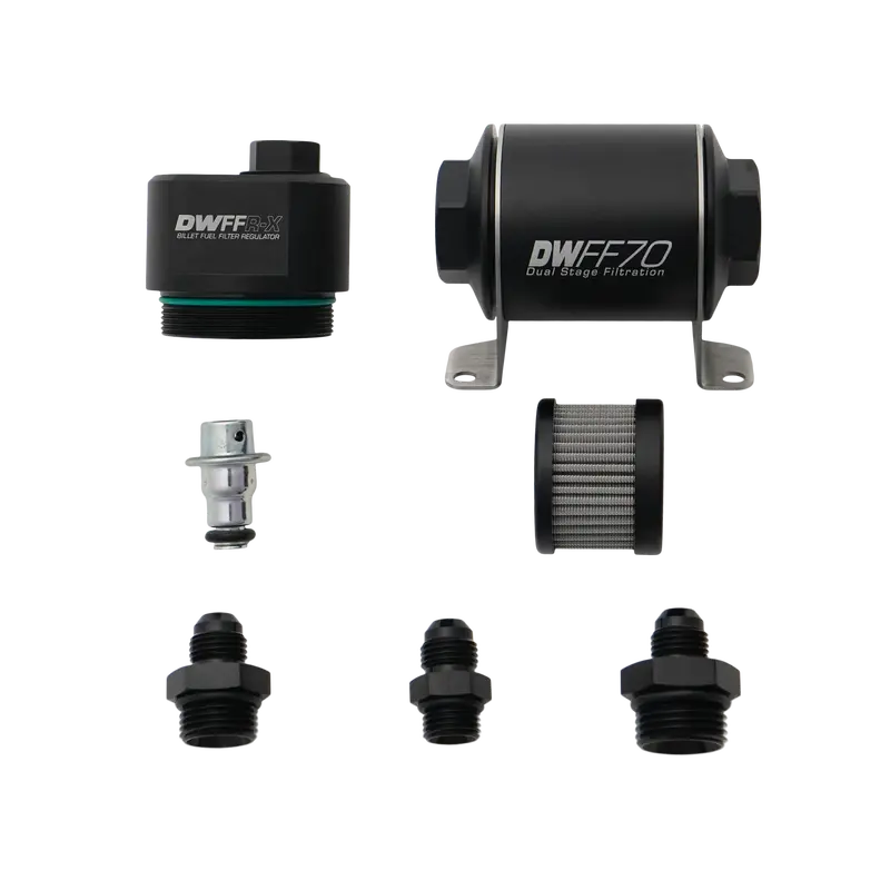 70Mm Billet Fuel Filter Regulator 10 Micron With 6An Fittings 1