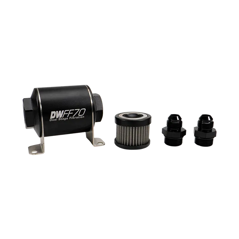 -8An, 100 Micron, 70Mm In-Line Fuel Filter Kit 1