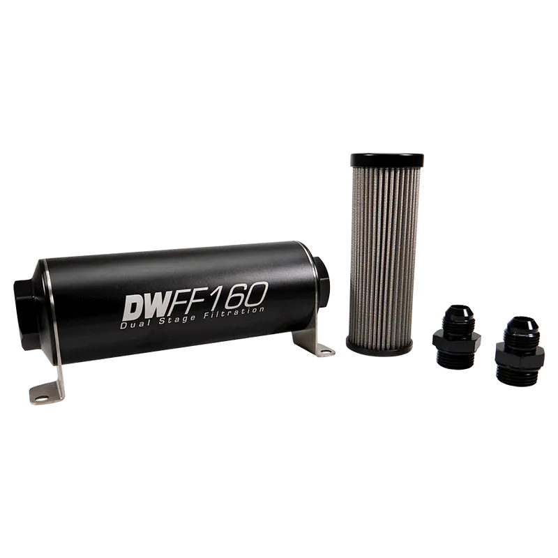-8An, 5 Micron, 160Mm In-Line Fuel Filter Kit 1
