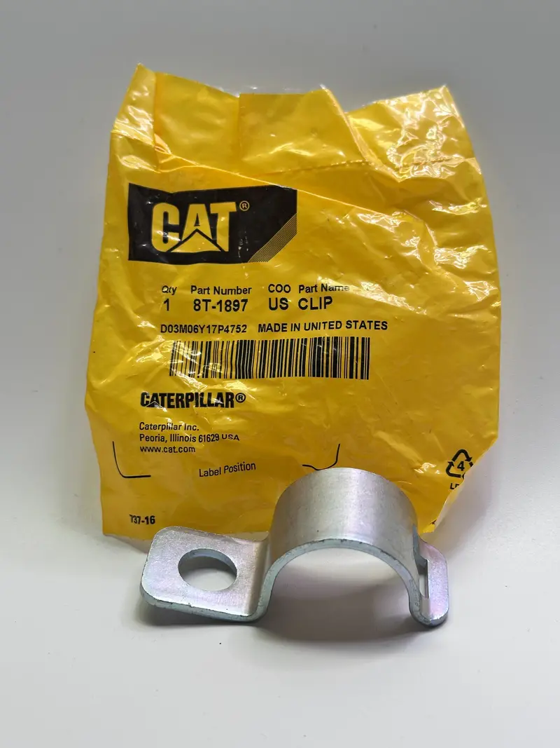 8T-1897 Single Hose Clip - Genuine Cat Part 1