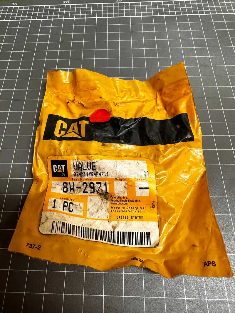 8W-2971 Purge Valve - Genuine Cat Part 2