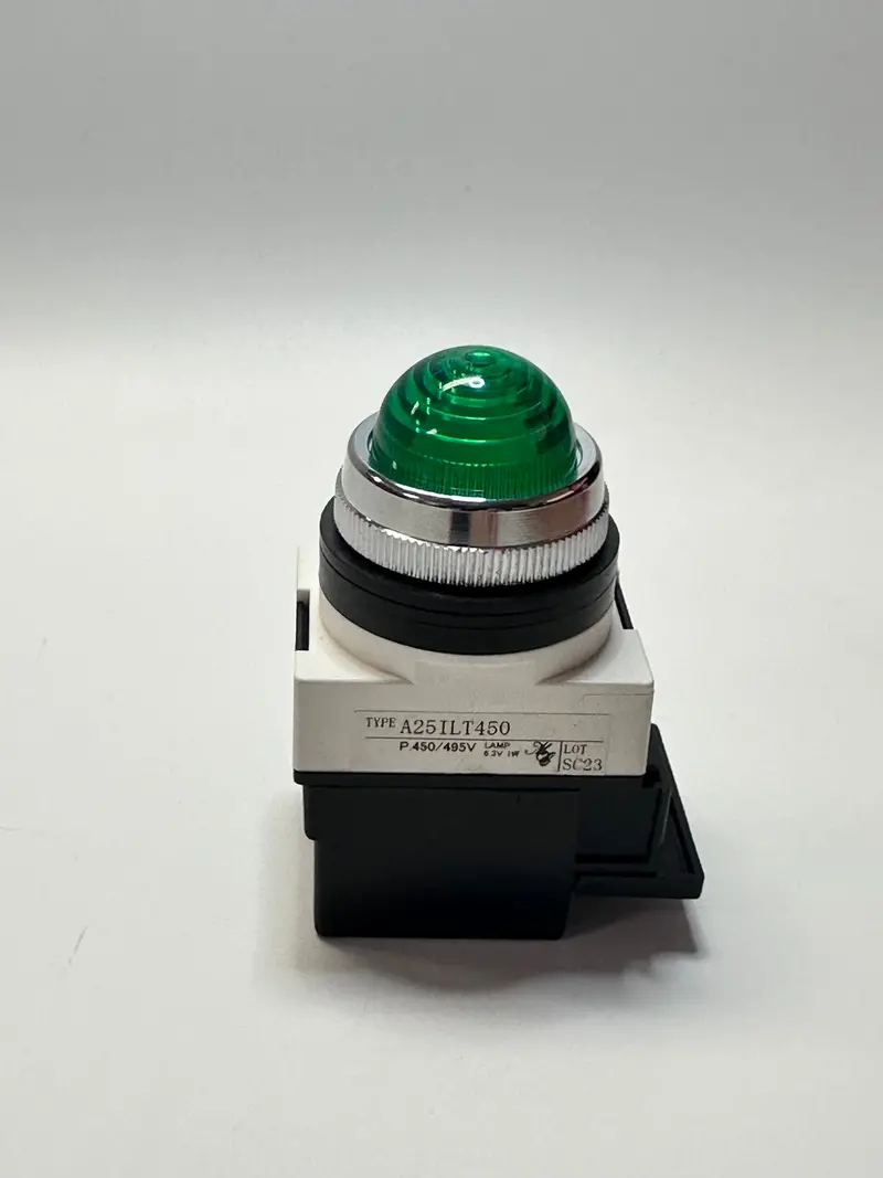 A25 Ilt 450 G Pilot Light, Round - Green Lens 1