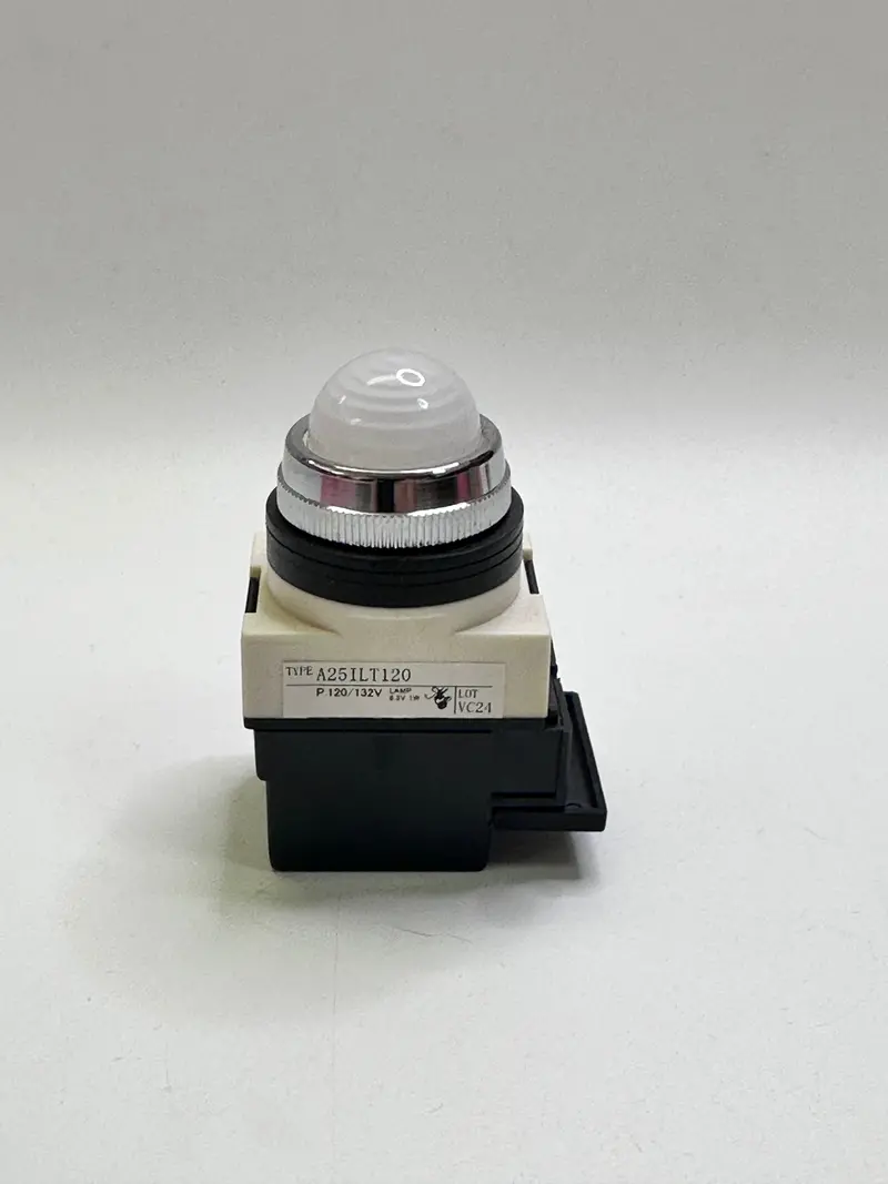 A25 Ilt120 Φ25 Pilot Light, Round With Tranformer Ac120/132V [White] 1