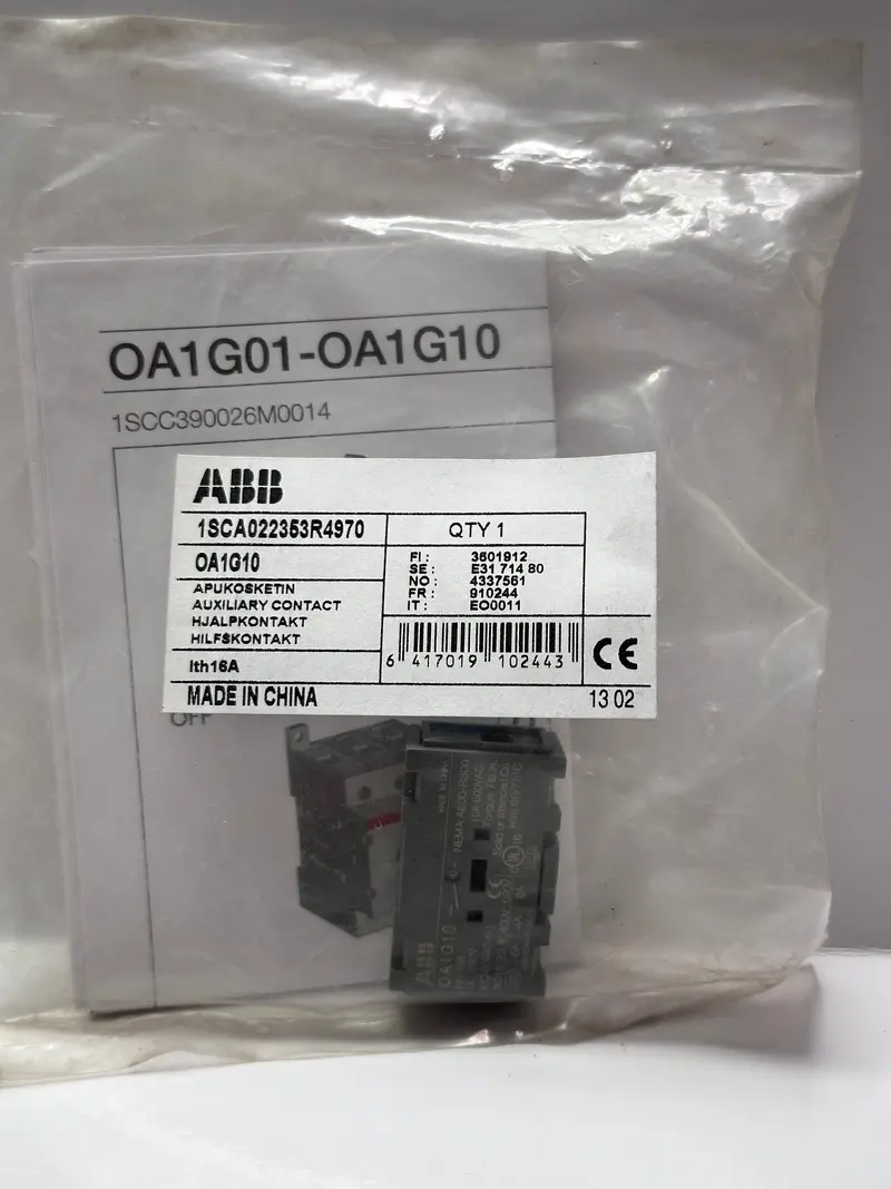 Abb 0A1g10 Aux Contact Block 1Sca022353r4970 1