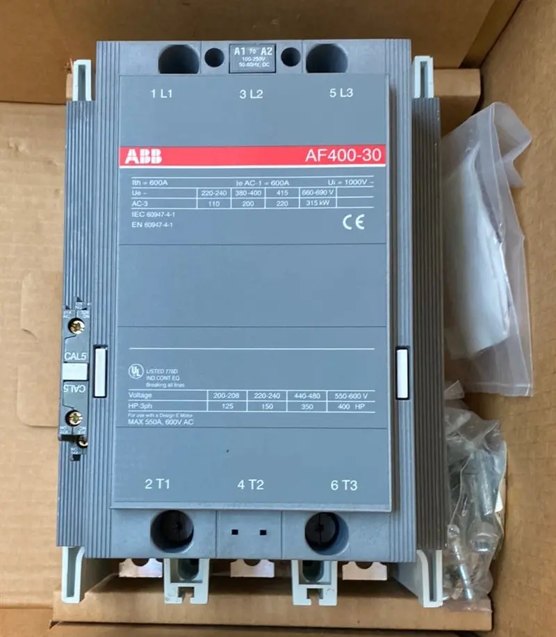 Abb Af400-30-11-70 Contactor (1Sfl577001r7011) 100-250 Vac Coil 1