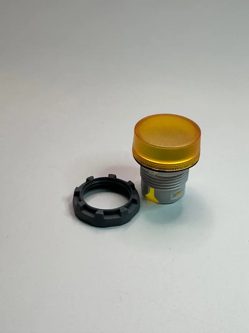 Abb Ml1-100Y Yellow Pilot Light Head, 1Sfa611400r1003 - 2Pk 1