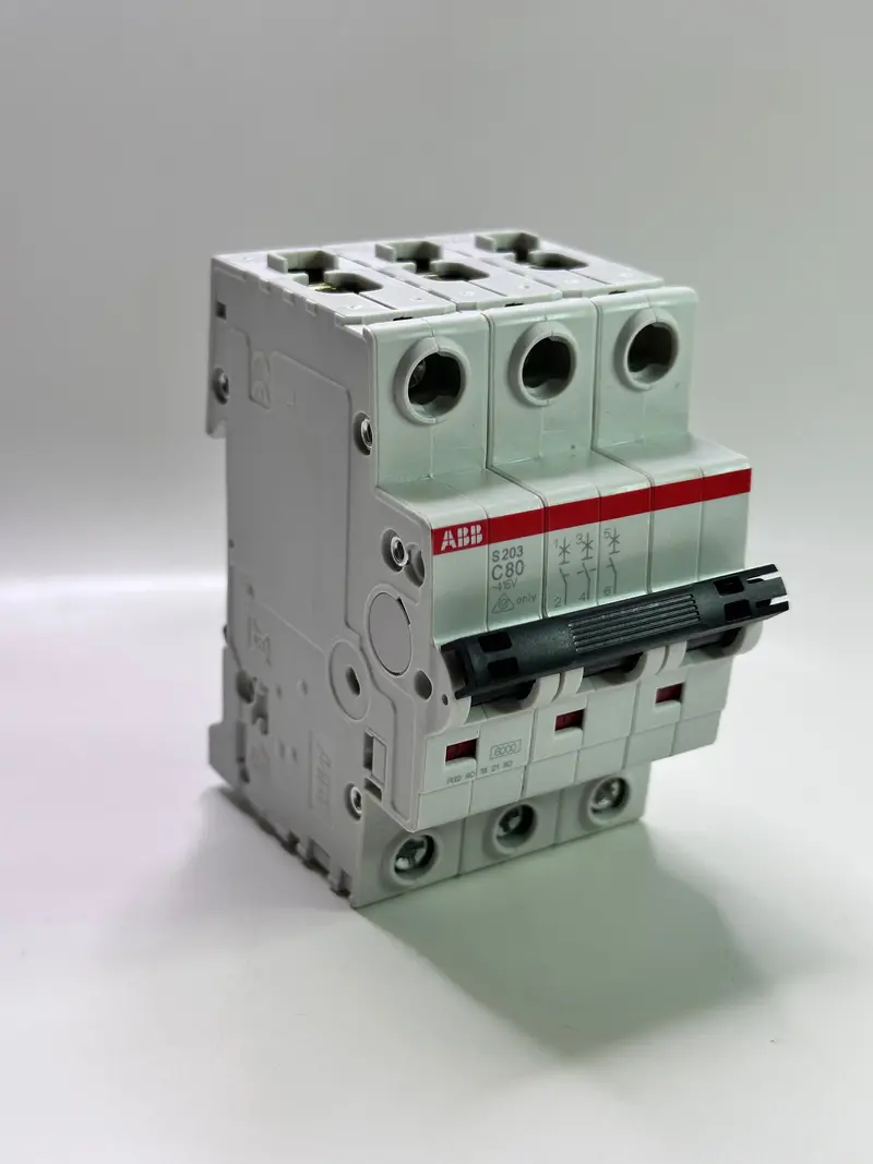 Abb S203-C80-415V Miniature Circuit Breaker - 2Cds253240r0804 1