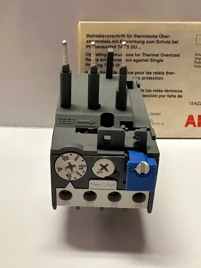 Abb Ta25du 6,5 Thermal Overload Relay 1Saz211201r1038 1
