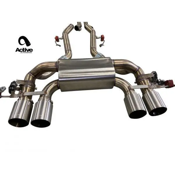 Active Autowerke Rear Silencer Valved Exhaust Bmw G8x M3/M4 1