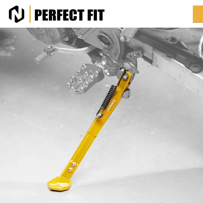 Adjustable Kickstand With Enlarged Foot Pad For Suzuki Drz400/E/S/Sm 2000-2024 2