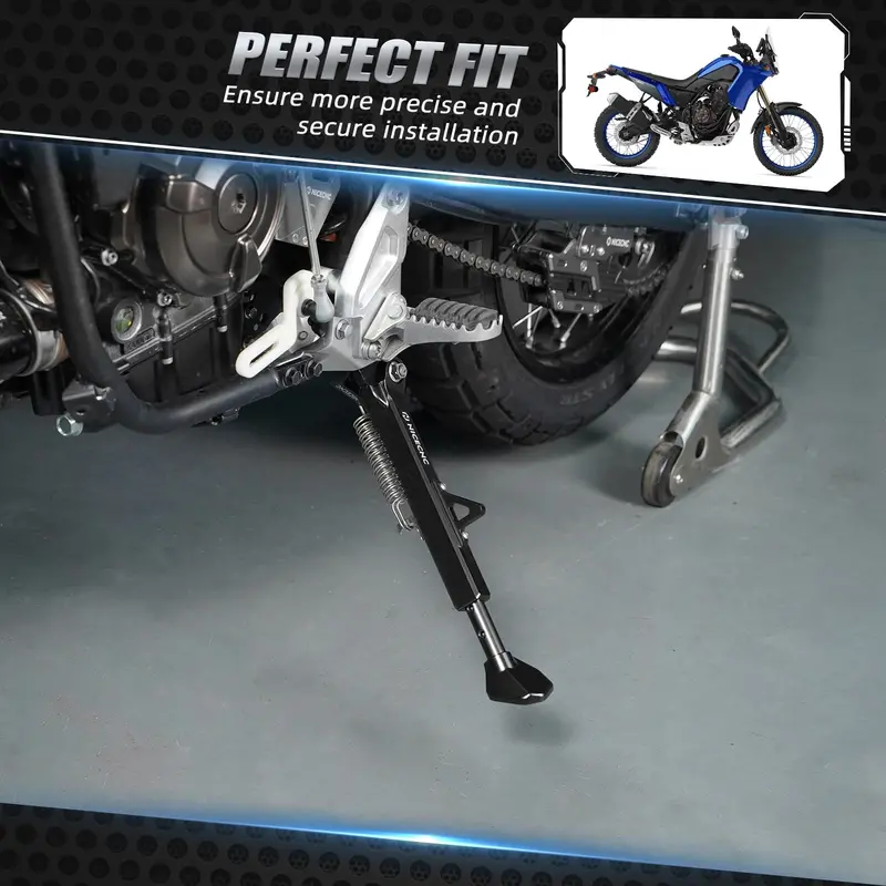 Adjustable Side Stand Kickstand For Yamaha Tenere 700 / Xtz700 2019-2024 Rally Edition 2020-2024 3