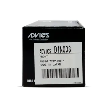 Advics Front Brake Pad D1n003 1