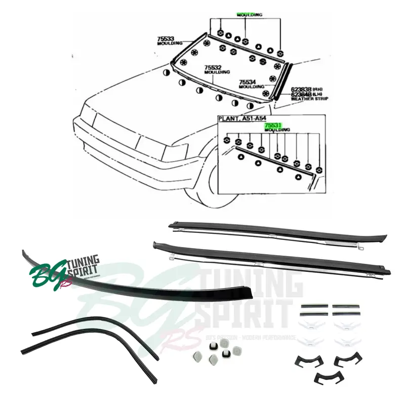 Ae86 Complete Front Windshield Restoration Kit 1