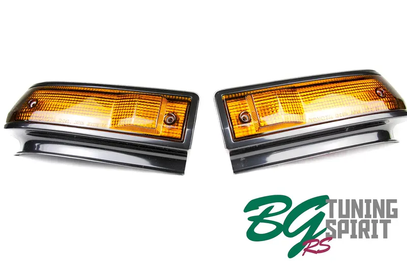 Ae86 Jdm Trueno Smoked Corner Lights (Kouki - Pair) | Toyota 1983-1987 1
