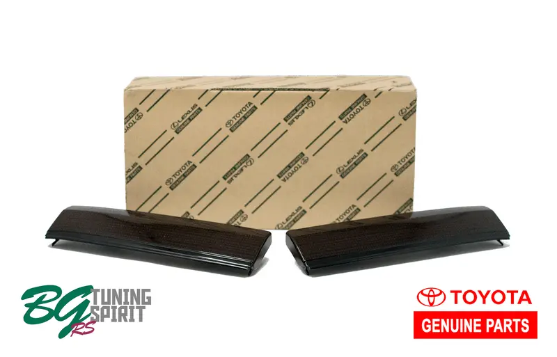 Ae86 Jdm Trueno Smoked Headlight Garnish (Kouki - Pair) | Toyota 1983-1987 1