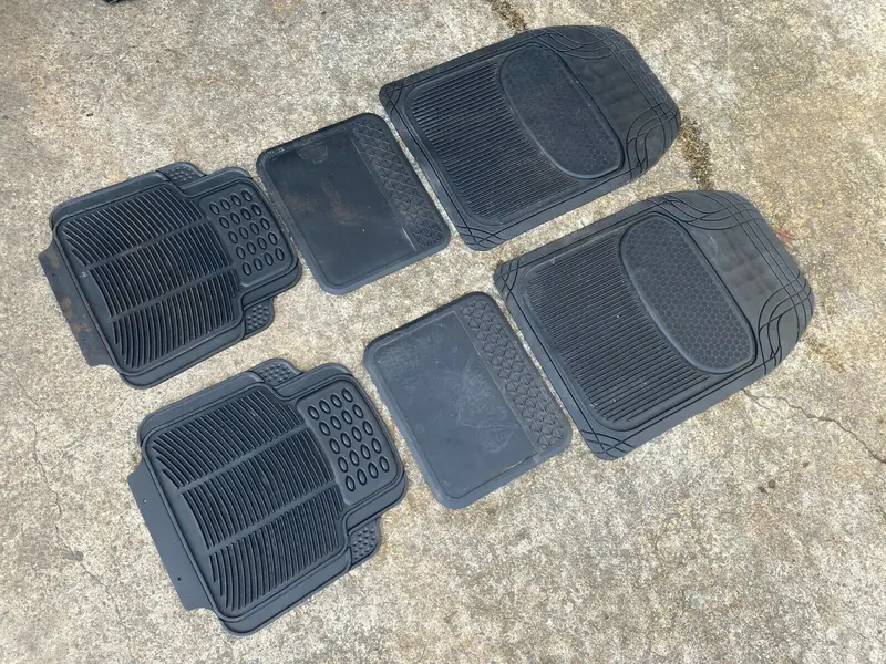Aftermarket Factory Rubber Black Floor Mats Mat Genuine Protector Fits Subaru 1