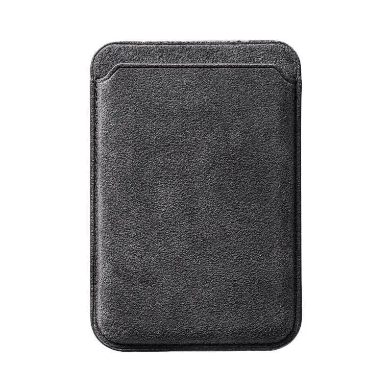 Alcanside | Alcantara Magsafe Wallet | Space Grey 1