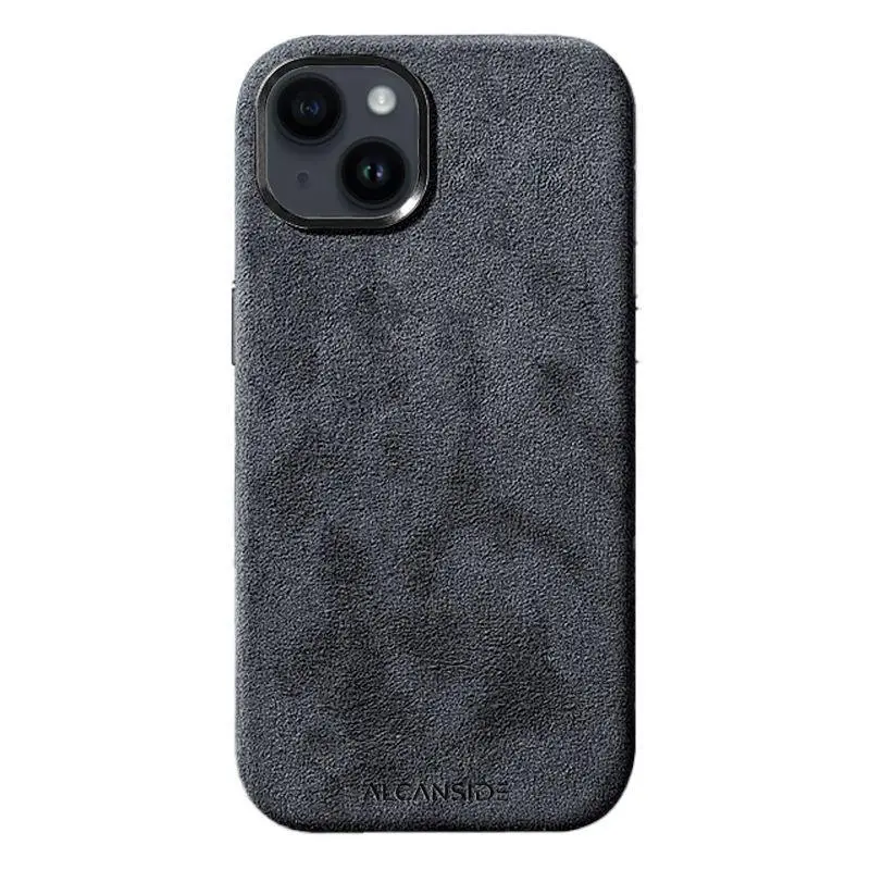 Alcanside | Iphone 14 Alcantara Case | Space Grey 1