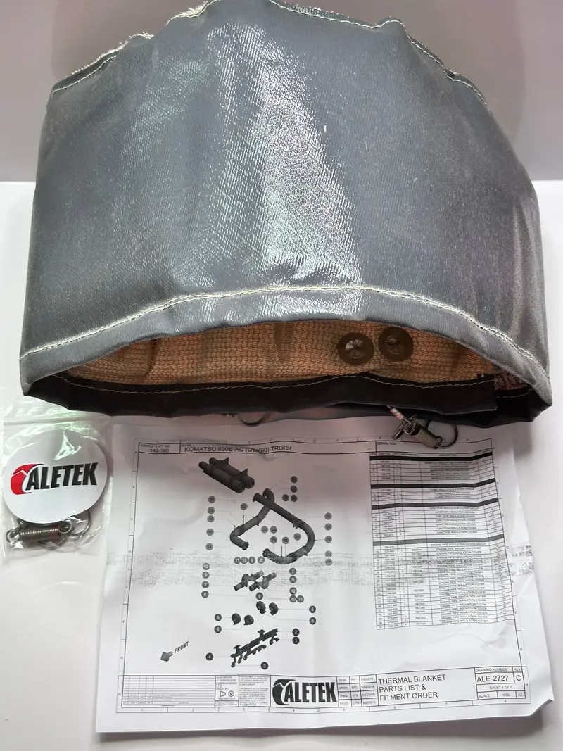 Aletek 128-302 Exhaust Blanket Xb7247 For Komatsu 830E-Ac, Qsk60 1