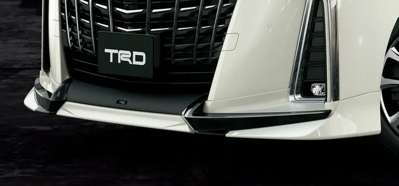 Alphard (Ayh30) Trd Front Spoiler (Without Led) (For Aero Body) 1