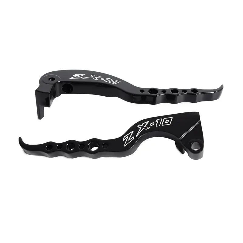 Aluminum Front Brake Clutch Hand Levers For Kawasaki Ninja Zx10r 2006-2007 1