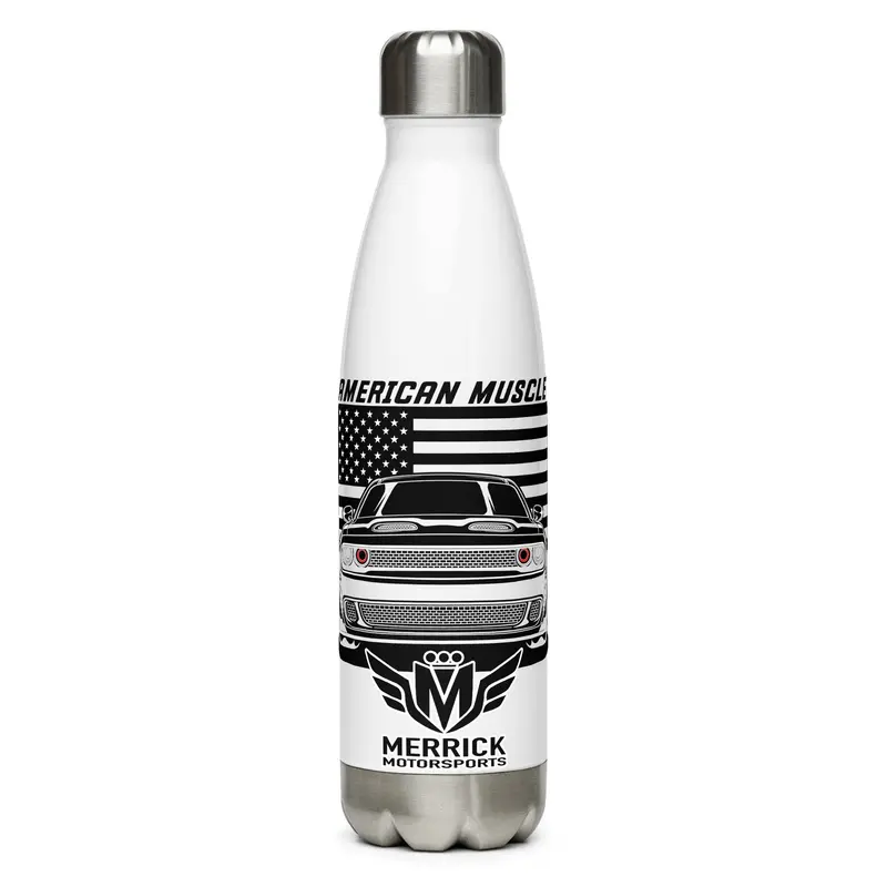 American Muscle Dodge Challenger Stainless Steel Water Bottle 1