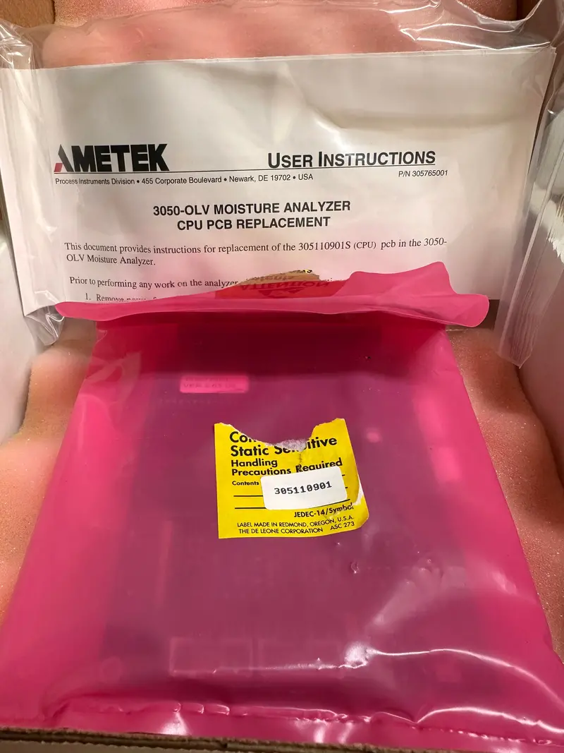 Ametek 305110901S Rev. R Mcu Board For Moisture Analyzer 1