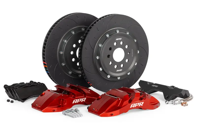 Apr 370X34mm 6-Piston Big Brake Kit Front In Red - (Mqb/Mqbevo 312Mm) 1