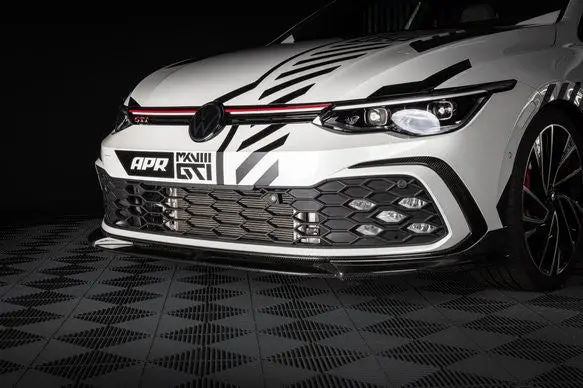 Apr Carbon Fibre Front Bumper Trims - Golf Mk8 Gti 1