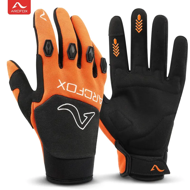 Arcfox Dirt Bike Gloves For Atv Utv Mtb Motocross Motorcycle Off-Road Riding Touch Screen Breathable Sweat-Absorbing Fabric 9