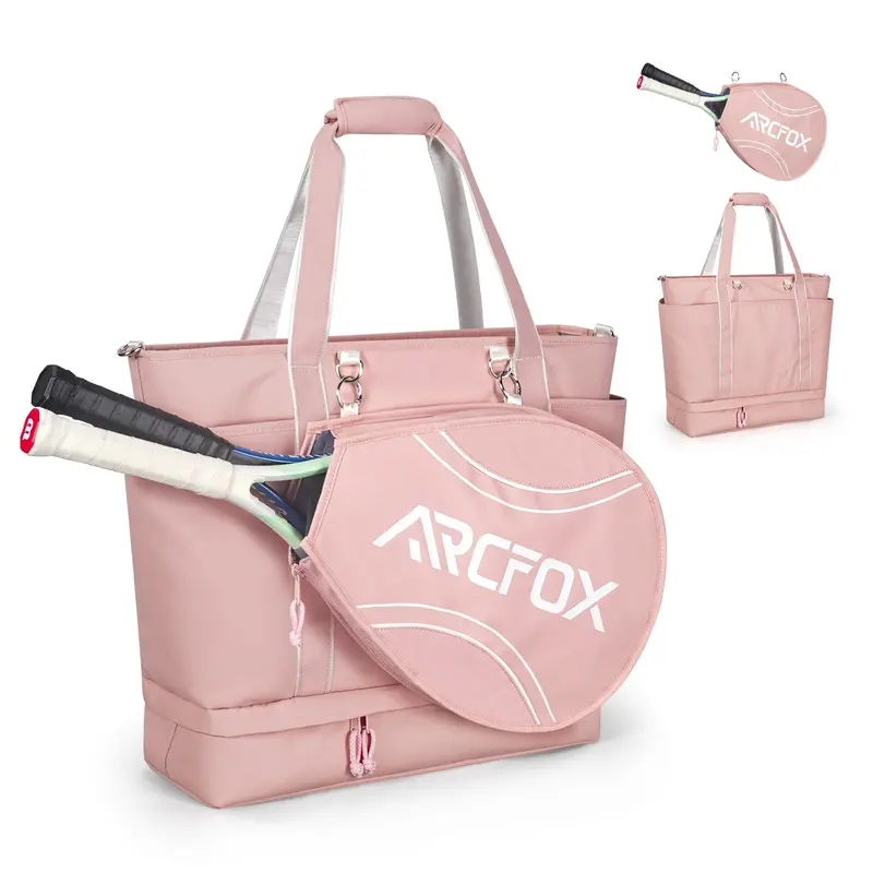 Arcfox Tennis Tote Bag Tennis Racket Shoulder Bag Multifunction Large Capacity 1