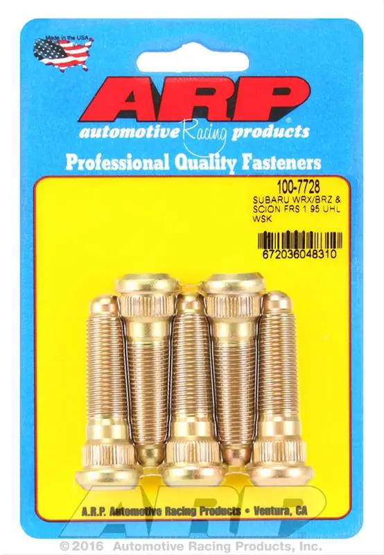 Arp 5 Bullet Noes Wheel Stud Kit 13+ Brz / Gt86 / Frs / 86 / Gr86 1