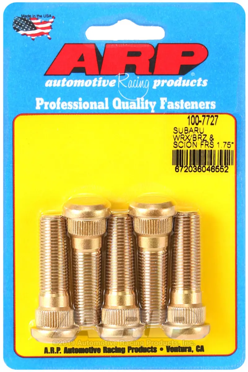 Arp 5 Wheel Stud Kit 13+ Brz / Gt86 / Frs / 86 / Gr86 1