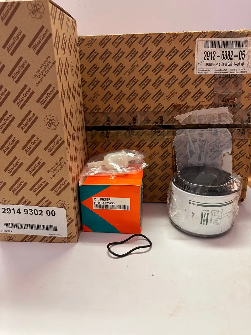 Atlas Copco 2912-6382-05/500H Qas14-20 Kd Filter Service Pack 1
