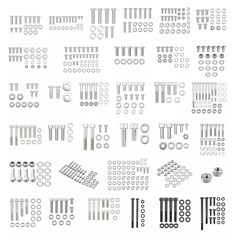 Atv 616Piece Body Mount Bolts Screws Nuts Hardware Kit For Yamaha Banshee 350 1