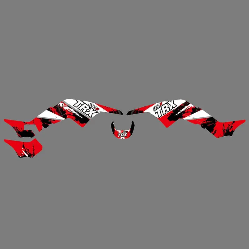 Atv Decals Stickers Full Graphic Kit For Honda Trx250r 1986-1989 1