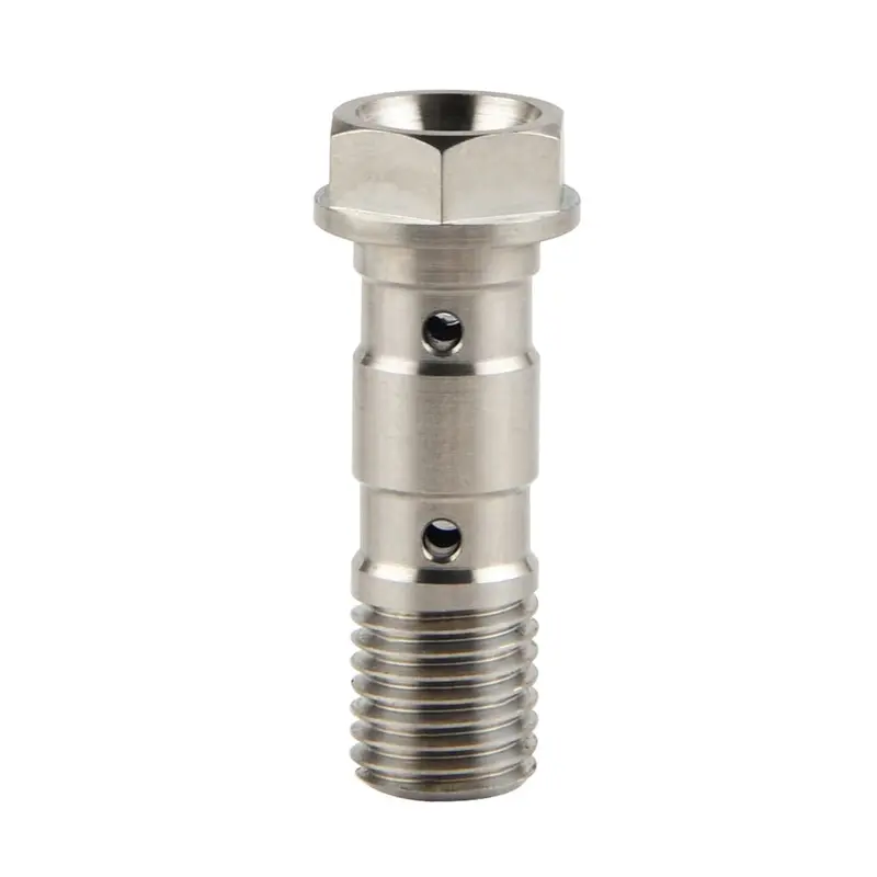 Atv Double Hydraulic Brake Banjo Bolt Screw 10Mm X 1.25 Pitch 35Mm 1