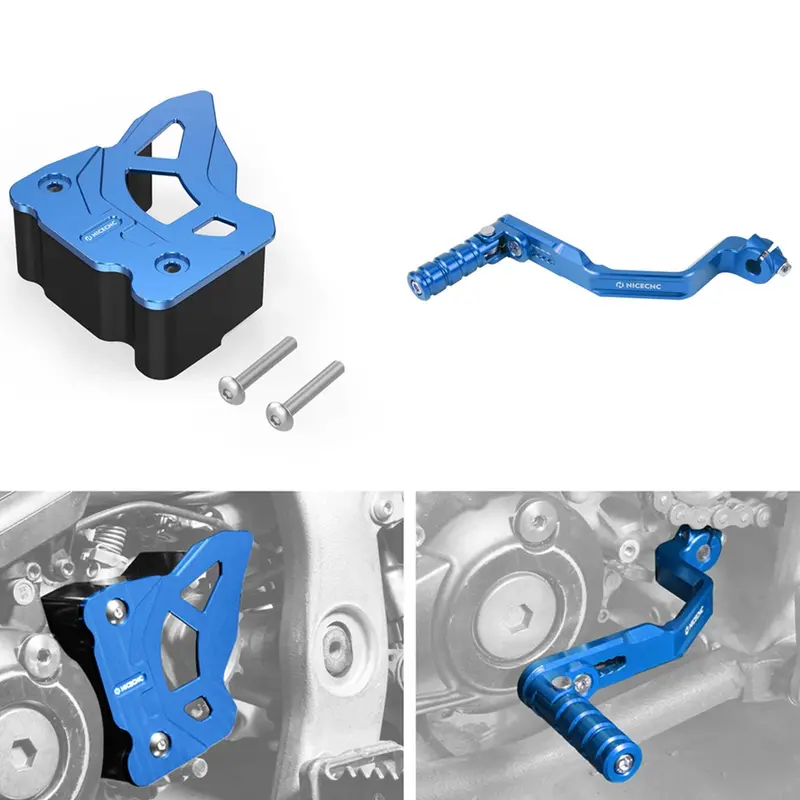 Atv Engine Case Saver Chain Guide Guard+ Folding Shift Lever For Yamaha Yfz450r 1