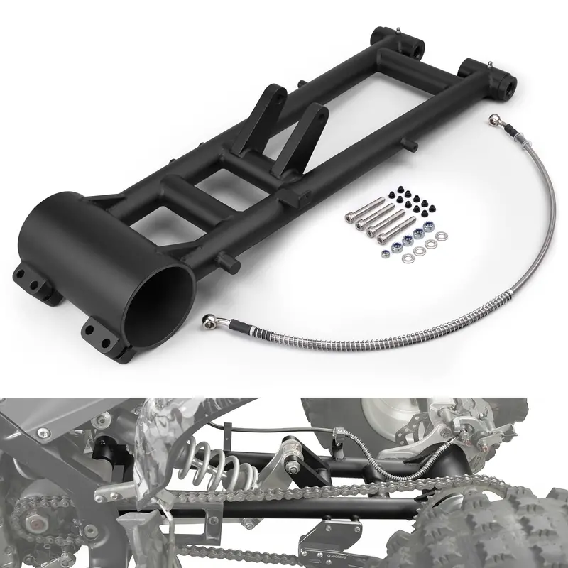 Atv Extended +6" Length Rear Swingarm For Yamaha Raptor 700 700R 2006-2026 1