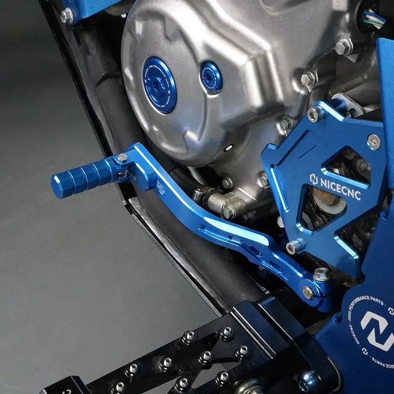 Atv Folding Shift Lever + Adjustable Rear Foot Brake Pedal For Yamaha Raptor 700 R 13-26 2