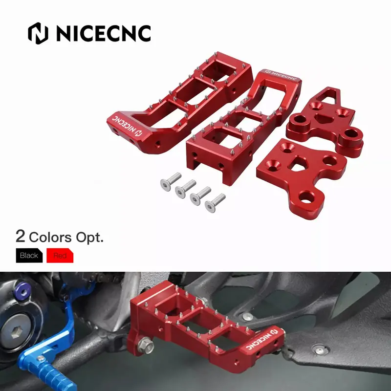 Atv Foot Pegs Footrest Pedals Assembly Kit For Yamaha Yfz450r Yfz450x 1
