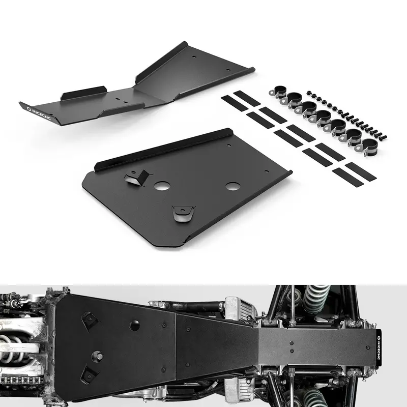 Atv Frame Engine Guards Skid Glide Plates Kit For Honda Trx450 R / Er 2006-2014 1