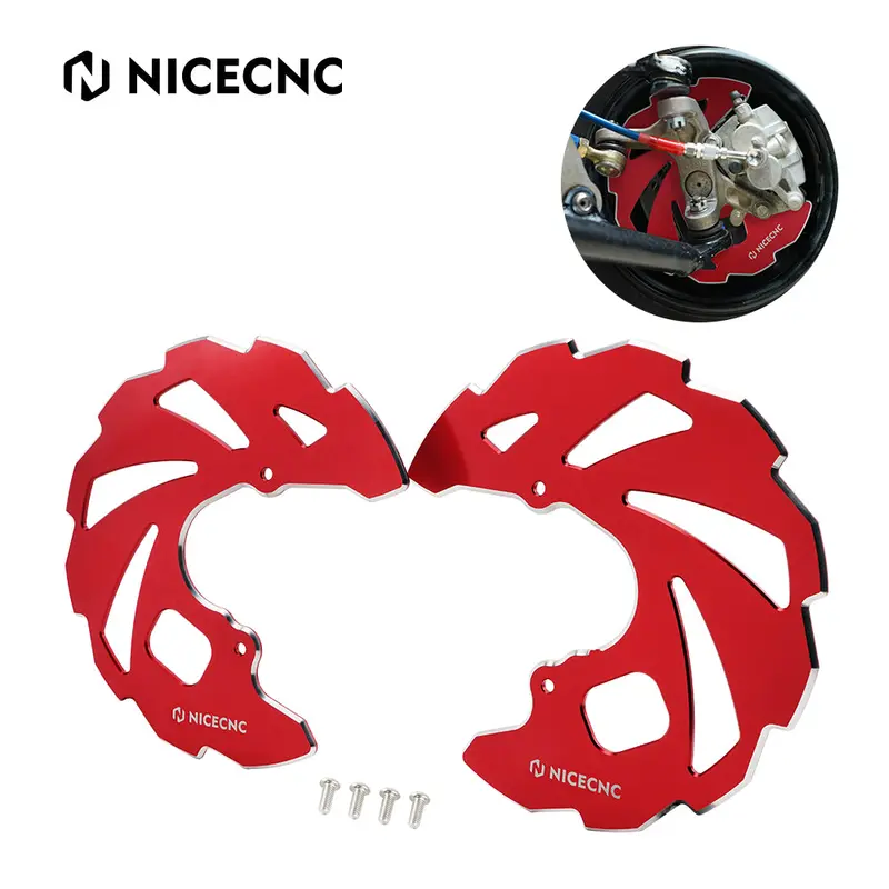 Atv Front Brake Disc Rotor Guards For Yamaha Raptor 700 700R 06-26 Yfz450r 09-24 2